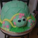 First Birthday Turtle Cake