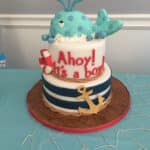 Ahoy! It's a boy! Baby Shower Cake