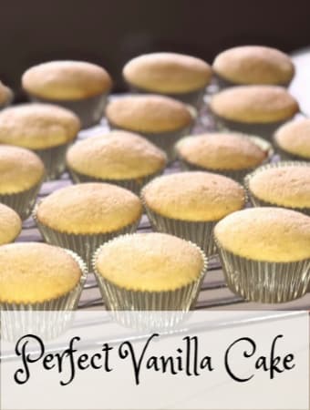 Perfect Vanilla Cake Recipe - Desserts - Chef of All Trades