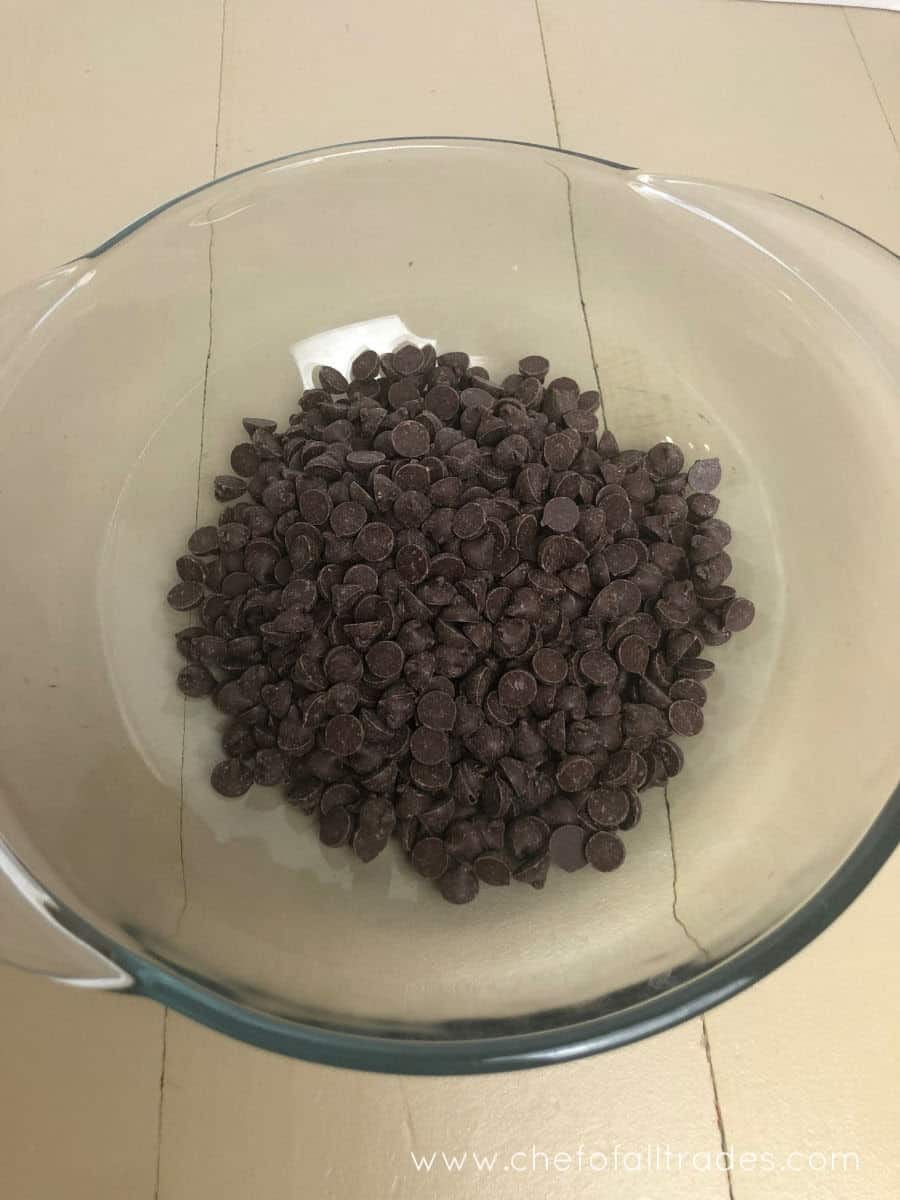 sugar free chocolate chips in a bowl