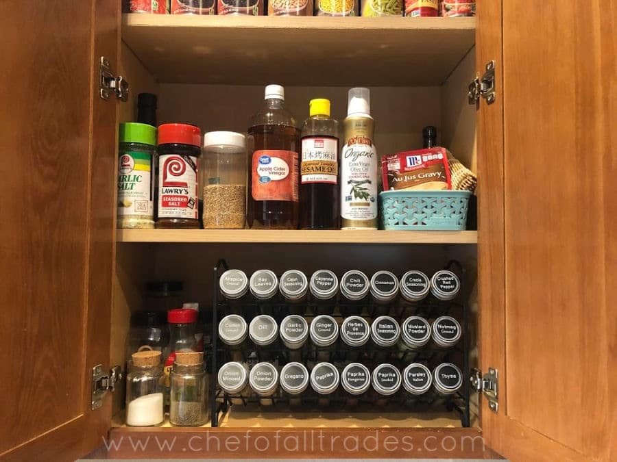 Organize With Me: Spice Cabinet - Chef of All Trades