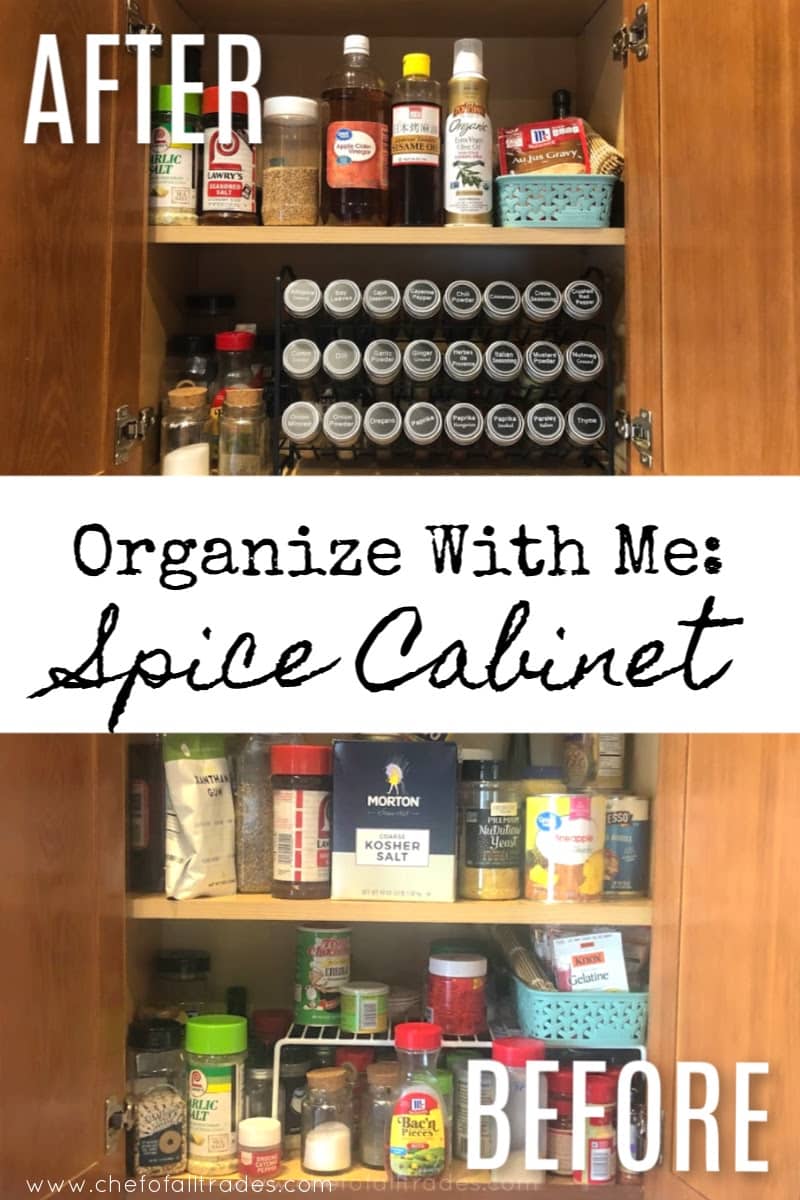 How to organize kitchen spice cabinet - Fun Cooking