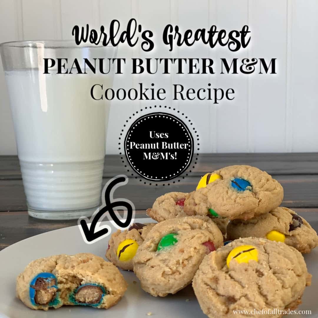 Peanut M&M Cookies – Dollop of Dough