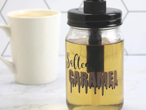 Salted Caramel Coffee Syrup - A Healthy Makeover