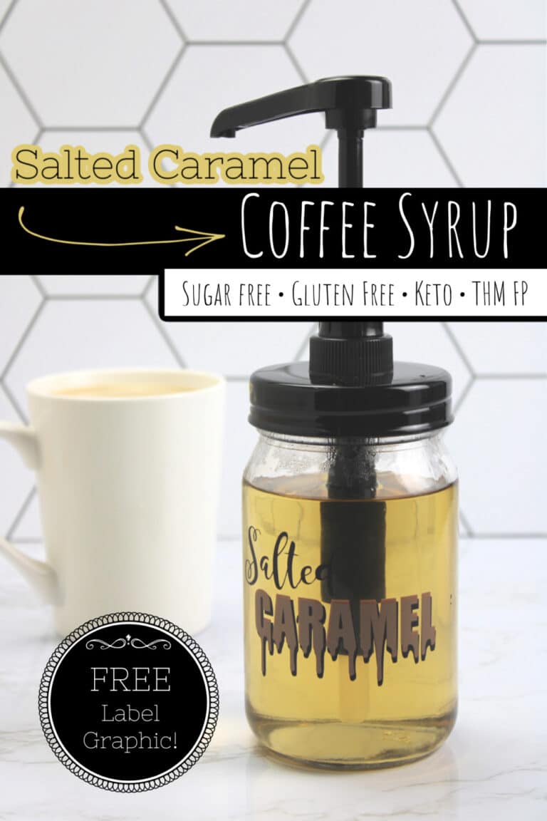 Salted Caramel Coffee Syrup (SugarFree) Uses Gentle Sweet